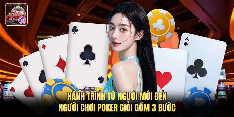 Hành Trình Từ Người Mới Đến Người Chơi Poker Giỏi Gồm 3 Bước