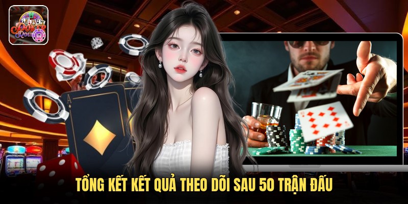 Tổng kết kết quả theo dõi sau 50 trận đấu